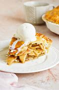 Image result for Apple Pie Slice with Whippped Creasm