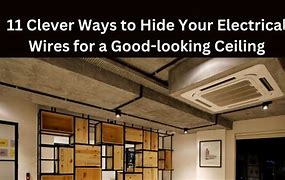 Image result for Ceiling Wire Cover