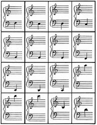 Image result for Bass Clef Piano Note Flash Cards