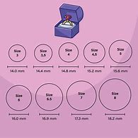 Image result for Engagement Ring Size Chart Printable