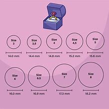 Image result for Women's Ring Size Chart Cm