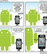 Image result for iPhone vs Android Cartoon