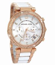 Image result for White and Rose Gold Watch