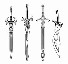Image result for Sword with Bat Wings Drawing