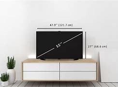 Image result for Horizontal Size of 55 Inch Sony X90j TV