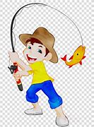 Image result for Man Fishing Clip Art Cartoon with Transparent Background