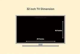 Image result for 32 Inch TV Dimensions in mm
