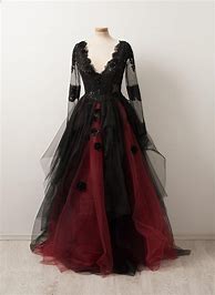 Image result for Long Sleeve Gothic Dress