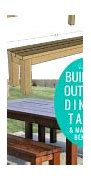 Image result for Build Your Own Outdoor Dining Table