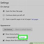 Image result for Setting Homepage in Google Chrome