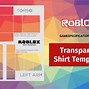 Image result for Roblox Shirt Template Transparent PNG