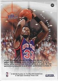 Image result for Patrick Ewing NBA Hoops Card