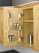 Image result for Cabinet Door Storage Rack