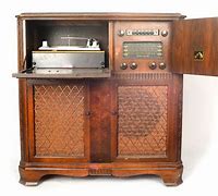 Image result for Antique Radio RCA Victrola Cabinet Phonograph