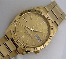 Image result for Seiko 24K Gold Watch