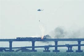 Image result for Kerch Strait Bridge Fire