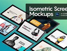 Image result for Isometric Screens Mockup