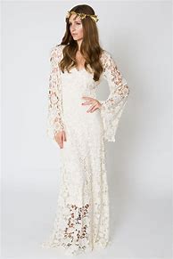 Image result for Lace Bell Sleeve Dress Maxi