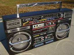 Image result for Old School Boombox 80s
