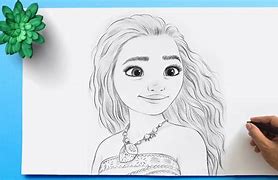 Image result for Disney Princess Moana Drawing