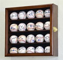 Image result for Wooden Baseball Display Case