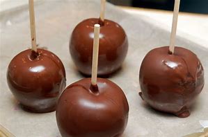 Image result for Apple Dipped in Chocolate