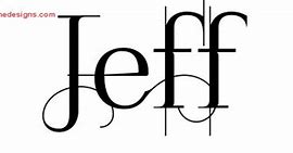 Image result for Name Jeff Lettering