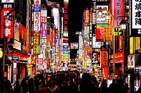 Image result for Real City at Night Japan