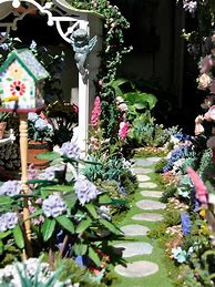 Image result for Victorian Dollhouse Garden