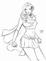 Image result for Supergirl Drawing Easy