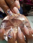 Image result for Holographic Ombre Stiletto Nails