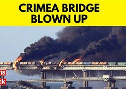 Image result for Kerch Bridge Hit Crimea