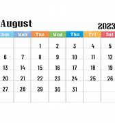 Image result for Calendear August 2023