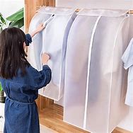 Image result for Plastic Covers for Clothes in Closet