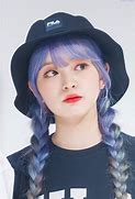 Image result for Korean Ulzzang Girl Purple Hair