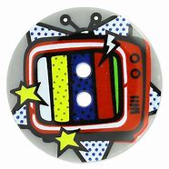 Image result for TV Buttons Cartoon