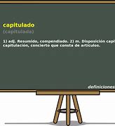 Image result for capitulado