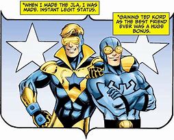 Image result for Blue Beetle and Booster Gold Memes