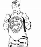 Image result for John Cena Coloring Pages Champion Shirt Green
