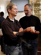 Image result for Tim Cook Steve Jobs