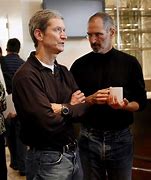 Image result for Tim Cook and Steve Jobs