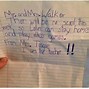 Image result for Funny Kid Notes to Parents