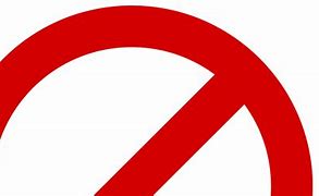 Image result for Red Circle with Diagonal Line