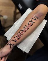 Image result for Roman Numerals Tattoo Stencils Full Sleeve