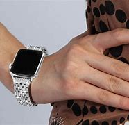 Image result for Black Apple Watch with Silver Band
