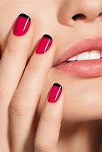 Image result for Red and Black Nail Art