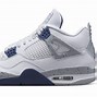 Image result for New Jordan 4 Blue White