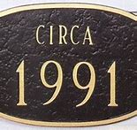 Image result for Circa Date Examples