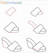Image result for How to Draw Sandals