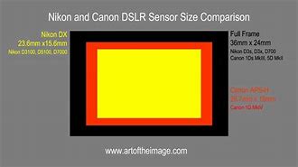 Image result for iPhone Sensor Size vs DSLR